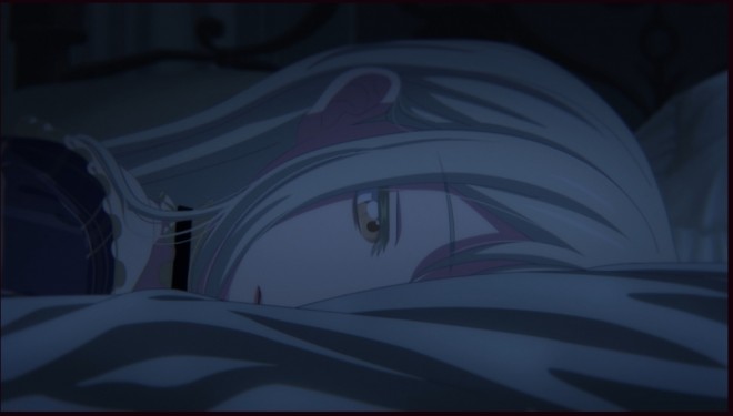 Scenes from BanG Dream! Ave Mujica Episode 2.